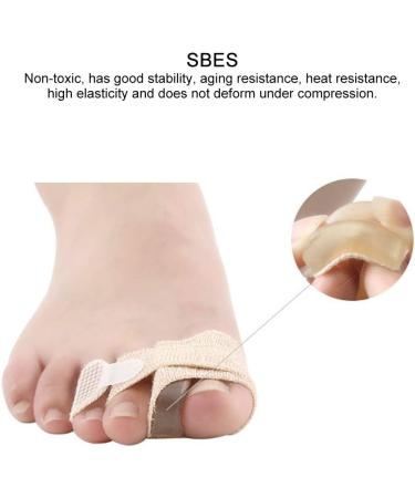 Soft Toe Finger Straightener - High Elasticity, Skin-Friendly Separator for Curled Pinky Toes - Foot Care Correction - Buy Online on GoSupps.com