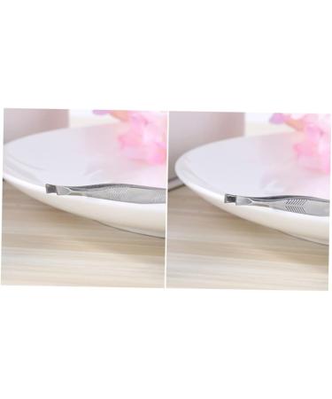 FRCOLOR Stainless Steel Eyebrow Clip Slant Tip Eyebrow Tweezer Eyebrow Tweezers Eyebrow Tool Eyebrow Removal A011 Flat Oblique Tip - Buy Online on GoSupps.com