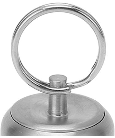 Stainless Steel Apple Shaped Pill Case - Portable Metal Medicine Box Keychain Holder for Travel & Outdoor Use - Buy Online on GoSupps.com