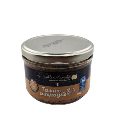 La Vieille Marmite Halal Country Terrine 180g Rustic and traditional terrine made with quality ingredients - artisanal know-how - made in France