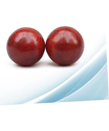 Buy Healvian 4-Piece Handmade Redwood Massage Balls | Stress Relief & Finger Exercise Tools | International Shipping Available - Buy Online on GoSupps.com