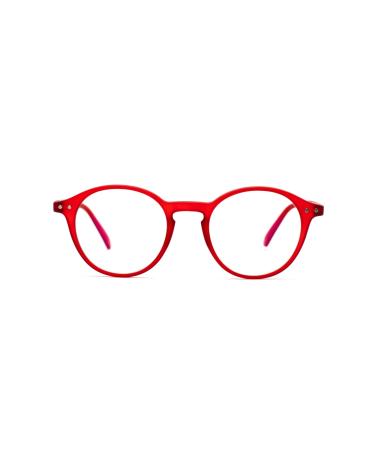 Muunel Blue Light Blasses With Essilor Anti-Glare Coating Luca Uvallblue for HD Vision Black Frame for Women Non-Prescription Red