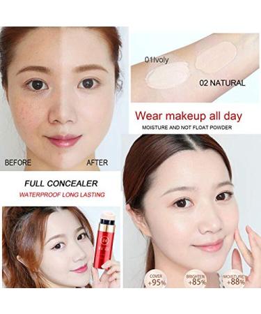Mushroom Air Cushion BB Stick Foundation | Waterproof Matte Concealer | Long-Lasting Natural Makeup for Oily Skin (02A Natural Medium) - Buy Online on GoSupps.com