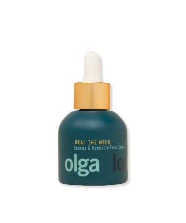 Olga Lorencin Heal the Need Rescue & Recovery Serum with Peptides & Green Tea Plumping & Deeply Hydrating - Evens Complexion- For All Skin Types - 4.32 oz