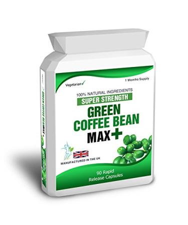 90 Green Coffee Bean Extract Diet Capsules 5000mg Vegetarian Manufactured in The UK Plus Dieting Tips Weight Management