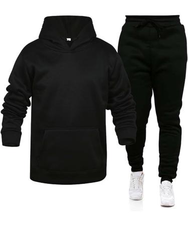 Shop Hanxiulin Men's Jogging Suit - Fashionable Fitness Clothing Set | XXL Black Sports Jacket & Pants - Buy Online on GoSupps.com