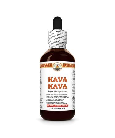 Kava Kava Root (Piper Methysticum) Dry Root Tincture, Made in Hawaii, All Natural, Vegan, Pure Liquid Extract - 2 fl.oz 2 Fl Oz (Pack of 1)