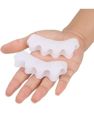 Pomobie Heel Balm Stick | Orthotic Gel Toe Separator for Overlapping Toes | Foot Care Corrector Hoof and Heel | 1 Pair, White One Size - Buy Online on GoSupps.com