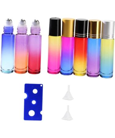 FRCOLOR 16 Pcs 10ml Amber Roller Bottles - Refillable Essential Oil & Clear Colored Bottles for International Shipping - Buy Online on GoSupps.com