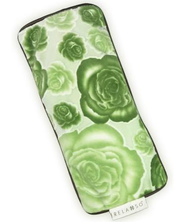 Relaxso Flaxseed Pain-Out Bamboo Eye Pillow with Lavender - Sage Floral Plush - Buy Online on GoSupps.com