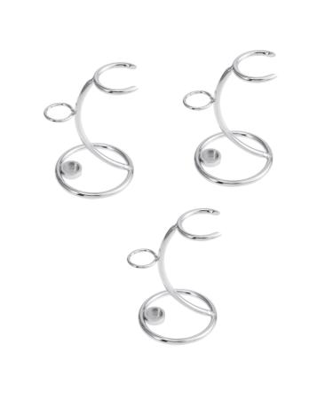 Minkissy 3 STK razors and brush stands Razor razor Razor Stand Razor Razor Razor Trimming Brush Haster Man Stainless Steel