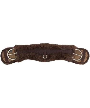 Equinate Anatomically Designed Western Moon Belt - Real Lambskin Short Saddle Strap - 65-90 cm in Brown & Black - Buy Online on GoSupps.com