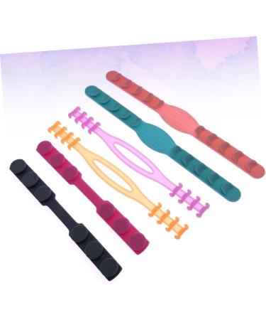 Minkissy 6-Pack Ear Protection Mask Hanger - Slipproof Elastic Band Buckle for Masks & Ear Grips - Secure & Convenient Mask Hooks 16x1.5cm - Buy Online on GoSupps.com