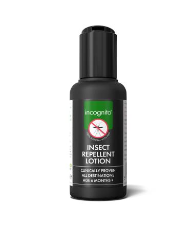 Incognito Insect Repellent Lotion 50ml | Protects for Up to 7 Hours | Natural DEET Free Formula | Insect Repellent & Moisturiser for Soft Protected Skin | Travel Friendly Organic Mosquito Repellent