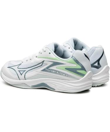 Mizuno Women's Volleyball Shoes 42 EU - White Grid Patinagreen | International Shipping Available - Buy Online on GoSupps.com