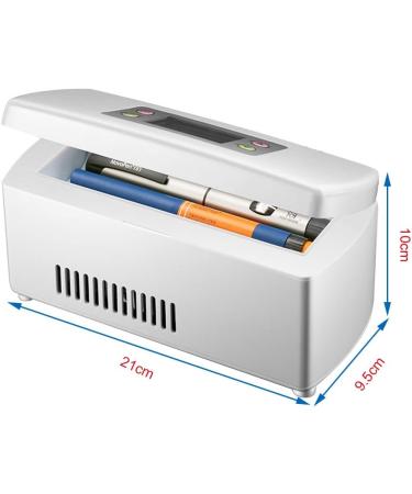 Portable Mini Insulin Cooler with LCD Temperature Control - Stores Interferon, Eye Drops, and Serum - Rechargeable for Car and Household - 2-18 C - Buy Online on GoSupps.com