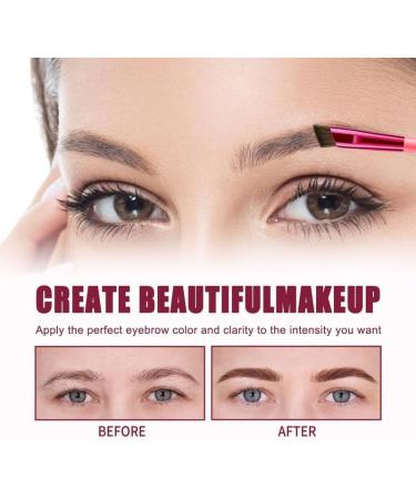 Eyebrow Brush 4D Laminated Brow Grooming Starter Kit Home Eyebrow Care Kit 4D Laminated Hair Stroke Brow Stamp Brush Multifunction Eyebrow Brush Eyebrow Pen with Eyebrow Gel (Light Brown) - Buy Online on GoSupps.com