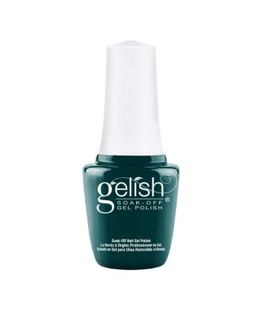 Gelish MINI Garden Teal Party Soak-Off Gel Polish  Teal Gel Nail Polish  Teal Nail Colors  0.3 oz