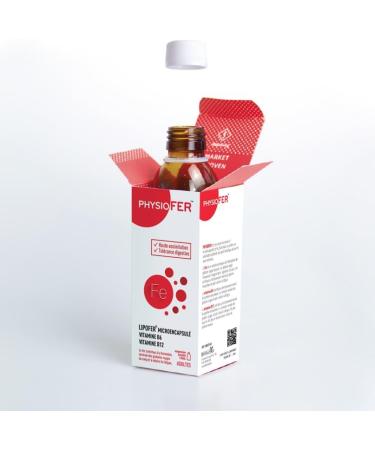 Physiofer Oral Suspension - Food Supplement based on Iron and Vitamins B6 and B12 - 120ML - Buy Online on GoSupps.com