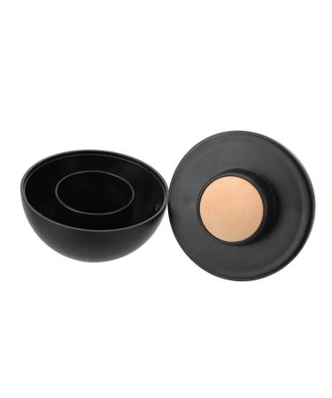 Beatifufu Oil-absorbing Ball Massaging Rolling Volcano Stone Oil Absorption Stone Oily Skin Control Facial Massaging Volcano Stone Skin Care Roller Facial Volcano Stone Facial Volcano Bead 7.5X5X5CM Black