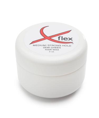 Xflex Semi-Sheen Hair Wax - Unisex Pomade for Medium/Strong Hold (90g) | International Shipping Available - Buy Online on GoSupps.com