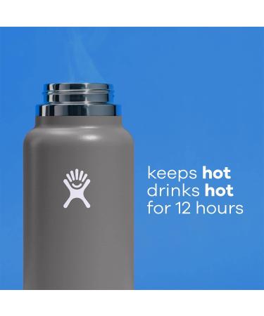 Hydro Flask Wide Mouth 32 Oz Bottle with Flex Cap - Black - Buy Online on GoSupps.com