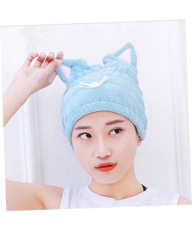 Housoutil 4 Pcs Thicken Shower Hair Drying Cap Fast Drying Cap Shower Cap Soft - Buy Online on GoSupps.com