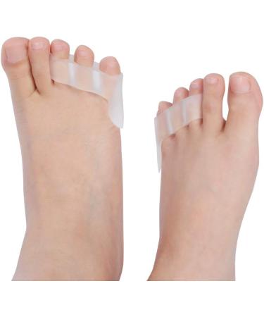 LANTRO JS Pinky Toe Sleeves Protectors - 2 Pair Silicone Toe Covers for Ingrown Toenails - Buy Online on GoSupps.com