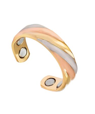 Magnetic Therapy Ring for Men and Women 3500 Gauss Magnet Can Relieve Arthritis Pain and Migraines (K)