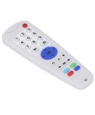 Buy Baby Teether Simulation Remote Control Soft Silicone Teething Toy - Safe & Durable | Beige White | International Shipping - Buy Online on GoSupps.com