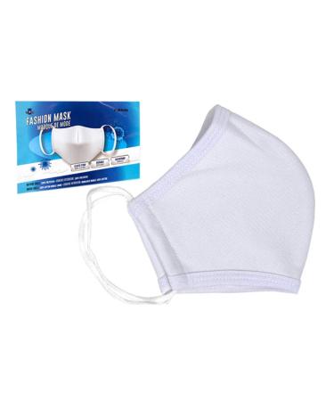 10 x Non-Medical 3-Ply Reusable Face Masks (White)
