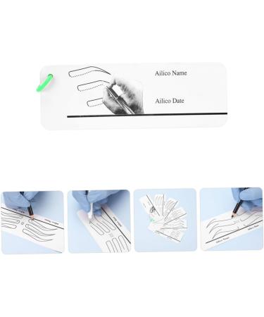 Healeved 1 Set Eyebrow Makeup Tool Eyebrow Drawing Tool Eyebrow Guide Stencil Mold Supplies Eyebrow Trimming - Buy Online on GoSupps.com
