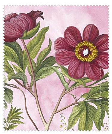 Funny motif glasses cleaning cloth "Peony" by Rannenberg & Friends