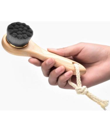 SOESFOUFU Facial Cleansing Brush Facial Scrub Brush Beech Facial Brush Monkey Bath Loofah Natural Cleaning Brush Exfoliating Face Brush Exfoliating Brush Bristle Brush Whole Body Bamboo - Buy Online on GoSupps.com