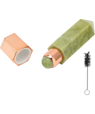 Verdant Touch Jade Facial Massage Roller - Multifunctional Skin Tightening & Lifting Device | Green Beauty Tool - Buy Online on GoSupps.com