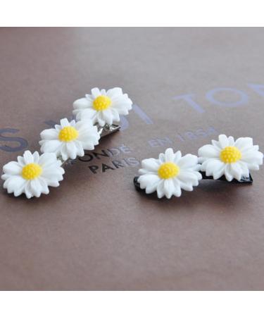 FRCOLOR Set of 6 Girls Hair Bobbles Wedding Hair Clips Hair Accessories for Wedding Daisy Hair Clips for Wedding Flower Clips for Hair Scrunchie Daisy - Buy Online on GoSupps.com