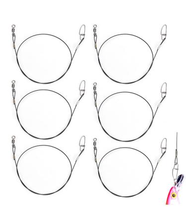 Durantey 30 pieces steel leader fishing pike steel wire coated steel front fishing fishing fishing lines 50cm fishing base fishing. - Buy Online on GoSupps.com