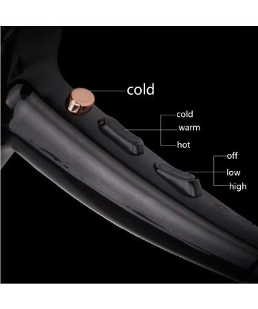 Hairdryer Professional Ionic Hair Dryer 2500W AC Motor Salon Fast Blow Dryers 3 Heat 2 Speed Settings and Cool Shot Button Hair Dryer with Hair Nozzle for Home and Salon Men and Women Small Gift - Buy Online on GoSupps.com