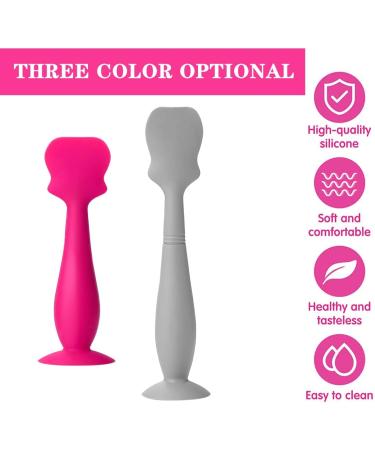 Medical Grade Baby Bottom Brush & Facial Cream Spatulas 2PCS - Silicone Nappy Rash Cream Applicator for Newborns - Buy Online on GoSupps.com