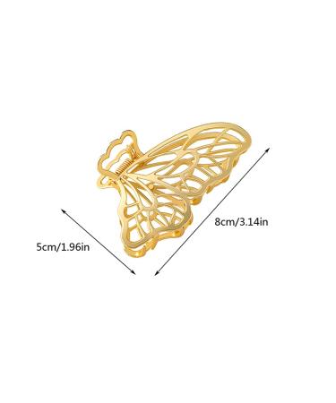Nifocc Vintage Butterfly Hair Clips - 3 Pack Metal Hair Accessories for Women & Girls in Gold Rose Gold & Silver - Buy Online on GoSupps.com