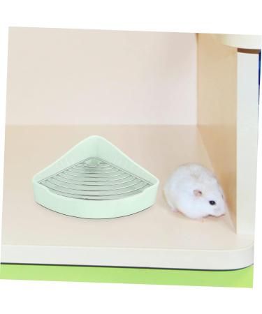HANABASS Small Pet Ceramic Toilet Pet Toilet Trainer Small Animal Potty Trainer Gerbil Bedding Tray Ceramics 24x18.5cm Light Green - Buy Online on GoSupps.com