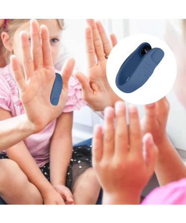 Finger Acupressure Clip for Headaches Anxiety & Stress Relief - Adjustable Big Thumb Blue - Buy Online on GoSupps.com