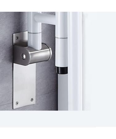 Folding Handrails Toilet Armrest Safety Support Bar for Disabled Elderly Pregnant Children Bathroom Aid Assist Rail Drop Down Grab Grips White Non Slip Stainless Steel Guard Frame - Buy Online on GoSupps.com
