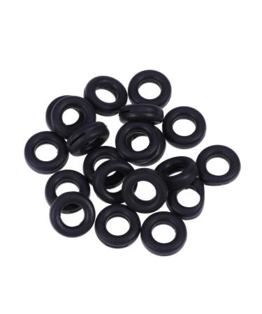 Healeeved 10 pair of glass holder ring accessories silicone measuring devices for ears glasses ears glasses ear handle sunglasses stand anti-ring brake frame soft glasses tape 1 black