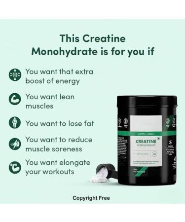 Creatine Monohydrate Performance Booster|Provides Energy Support for Workout Helps in Muscle Repair&Recovery Improveslean Muscle Mass|100% Vegan|Pack of 33 Servings|100 Grams Powder. - Buy Online on GoSupps.com