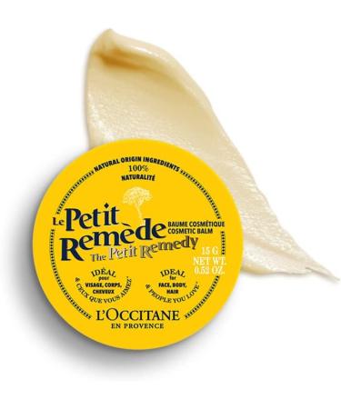 L'OCCITANE The Petit Remedy 15g Shea Butter & Almond Oil Balm - Multipurpose Head-to-Toe Care for Dry Skin | Universal Balm for Women & Men - Buy Online on GoSupps.com