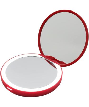 Disney Princess Snow White LED Compact Mirror with USB - Round Lighted Makeup Mirror with Magnify Glass - Buy Online on GoSupps.com