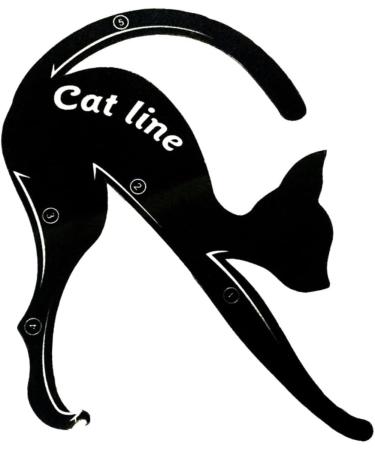 DRESSOOS Stencils 2pcs Plate Smoky Shadow Professional Shape Liner Pvc Eyeshadow Matte Eye Multifunction Guide Cat Eye Stencil - Buy Online on GoSupps.com