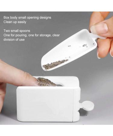 Brrnoo Nail Powder Storage Box | Nail Glitter Powder Sequins Dip Recycling Tray for Beauty Salons & Home Use - Buy Online on GoSupps.com