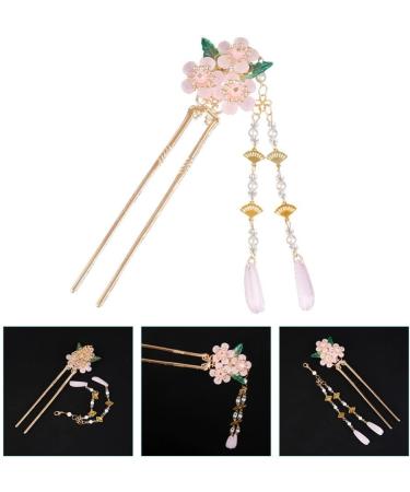LALAFINA Hairpin Hair Pin Hair Clasp Hair Bun Pin Hair Accessory for Women Hair Chopsticks for Chinese Hair Chopsticks Hair Barrettes Hair Stick Women's Pearl Wig Long Tassels - Buy Online on GoSupps.com